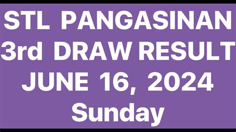 stl jueteng result today pangasinan|PCSO Official .